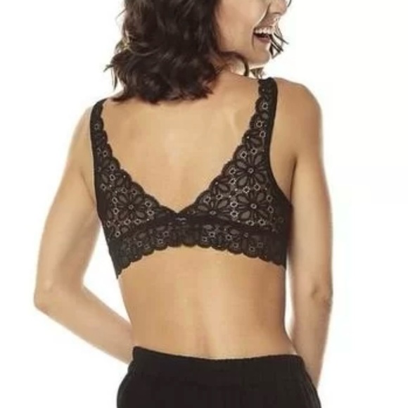 Victoria's Secret One Of A Kind Born Satin Lace Crochet Bralette - Picture 3 of 5
